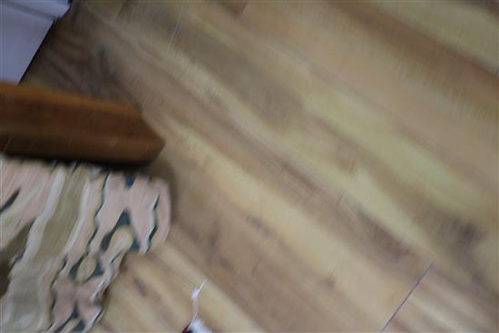 A pair of massive Chinese famille rose baluster vases, 100cm, wood stands